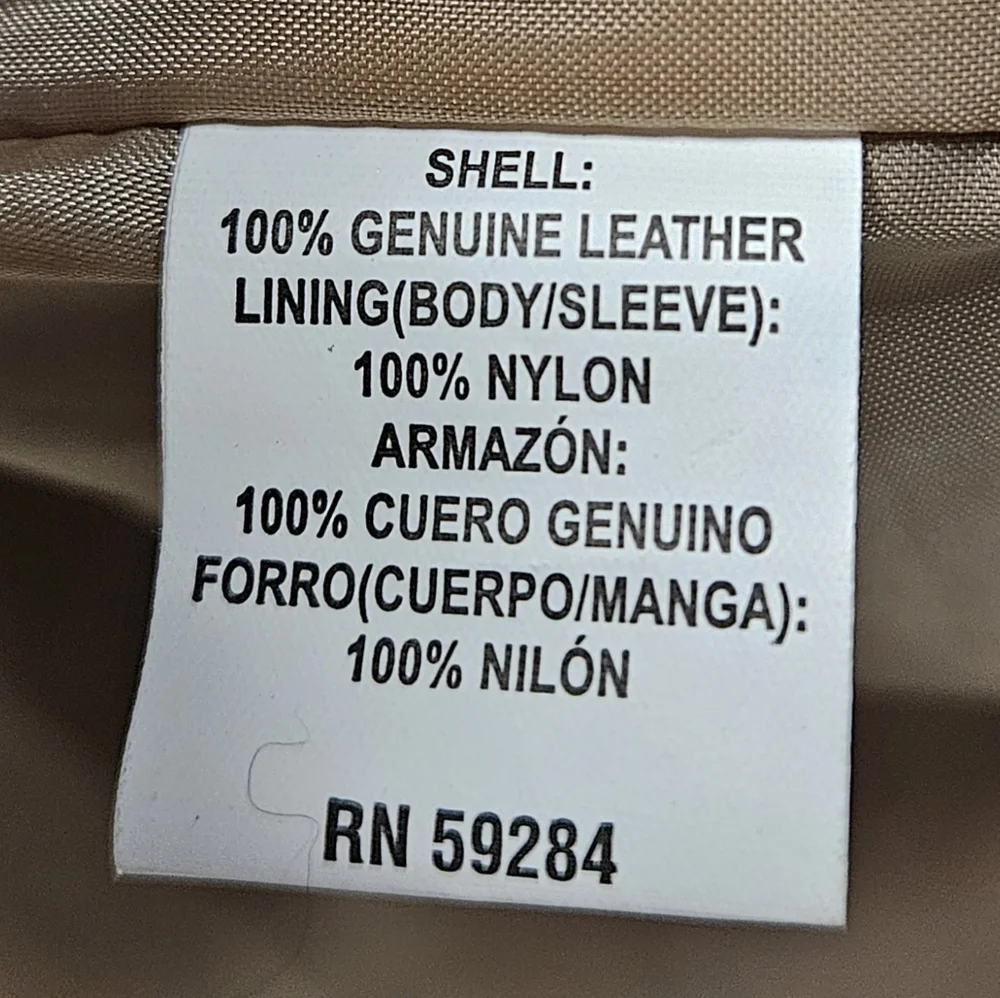 The Children's Place tan suede leather jacket size XS(4)